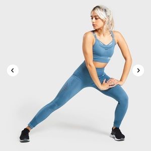 Gymshark Energy Seamless Sports Blue Set Medium